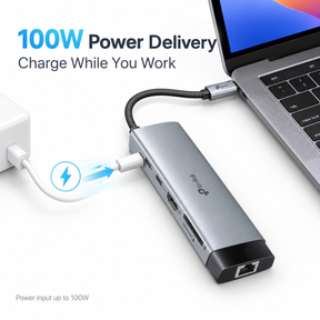 TP-Link Tapo USB 3.0 Hub | 9-in-1 HUB | Multi USB Splitter Hub | 4K 60Hz 5Gbps HUB | PD100W USB A USB-C HDMI Type-C Hub