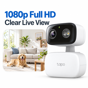 Tapo C206 Indoor/Outdoor Pan/Tilt Wi-Fi Security Camera | 1080p Full HD, Color Night Vision, IP65