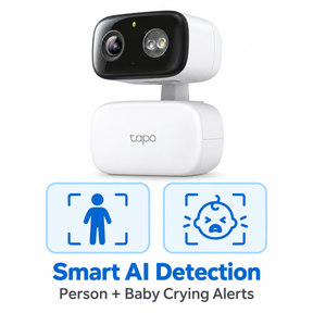 Tapo C206 Indoor/Outdoor Pan/Tilt Wi-Fi Security Camera | 1080p Full HD, Color Night Vision, IP65