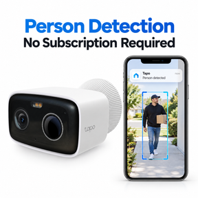 Tapo C400 Smart Wire-Free Outdoor Security Camera | 1080p Full HD, 180-Day Battery, Color Night Vision, IP65