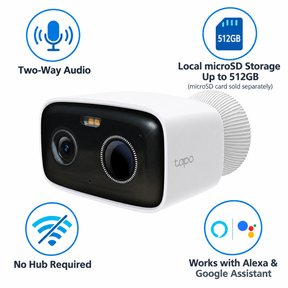 Tapo C400 Smart Wire-Free Outdoor Security Camera | 1080p Full HD, 180-Day Battery, Color Night Vision, IP65