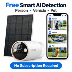 Tapo C460 KIT / C460 Solar-Powered 4K Outdoor Security Camera Kit | 8MP, Solar Panel Included, Color Night Vision, IP66, Dual-Band Wi-Fi