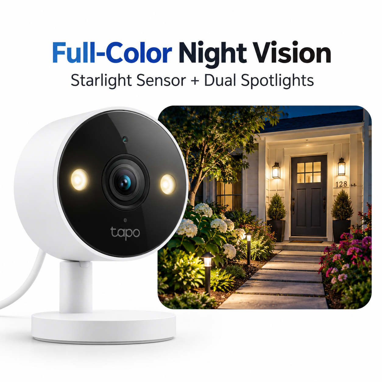 Tapo C120 TP-Link Magnetic Full Color Night Vision 2K QHD Wi-Fi Home Security Camera