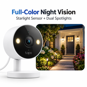 Tapo C120 TP-Link Magnetic Full Color Night Vision 2K QHD Wi-Fi Home Security Camera