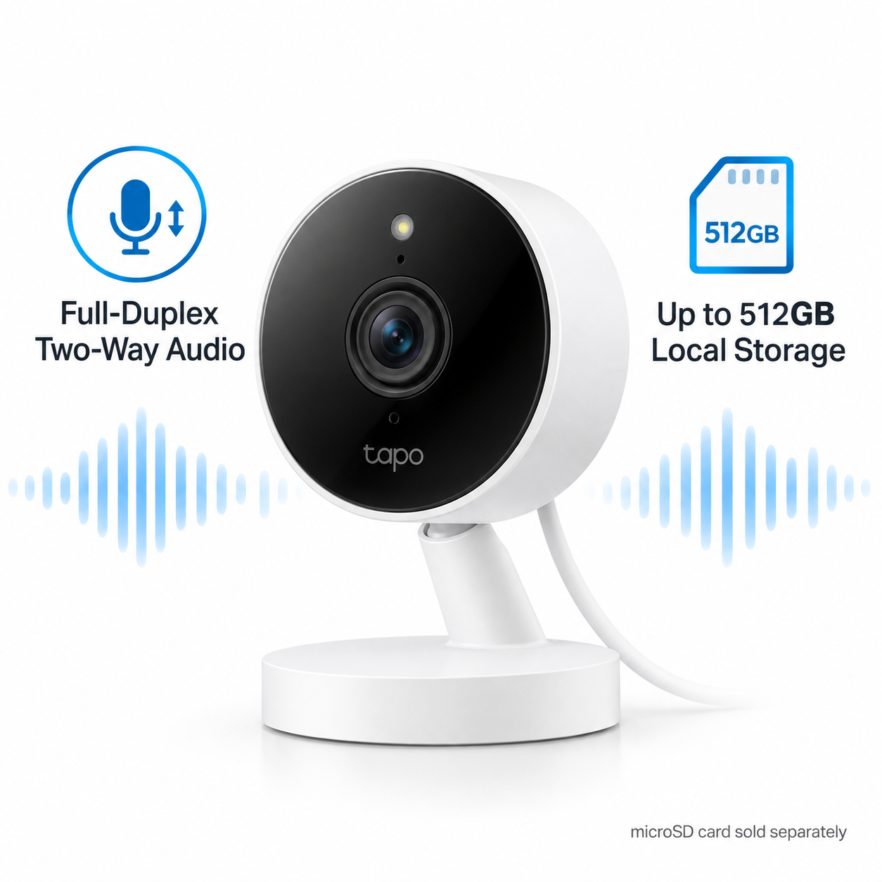 Tapo C120 TP-Link Magnetic Full Color Night Vision 2K QHD Wi-Fi Home Security Camera