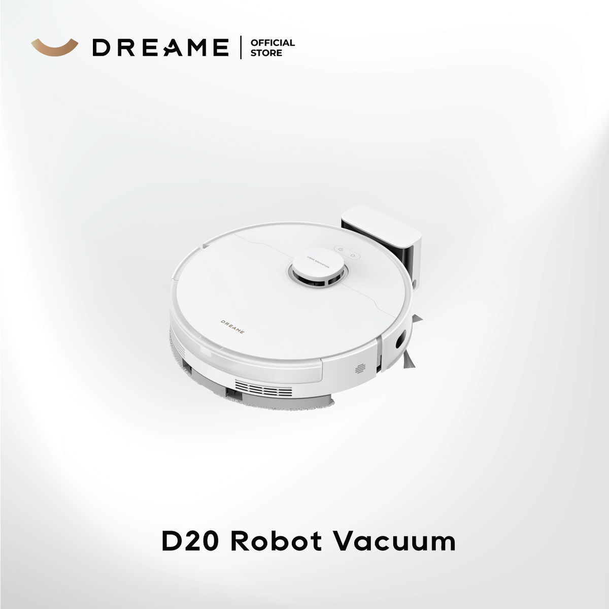 【NEW LAUNCH】Dreame D20 Robot Vacuum | 2-IN-1 Vacuum and Mop | 13,000Pa Suction Power | HyperStream™ Detangling DuoBrush