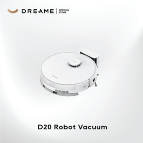 【NEW LAUNCH】Dreame D20 Robot Vacuum | 2-IN-1 Vacuum and Mop | 13,000Pa Suction Power | HyperStream™ Detangling DuoBrush