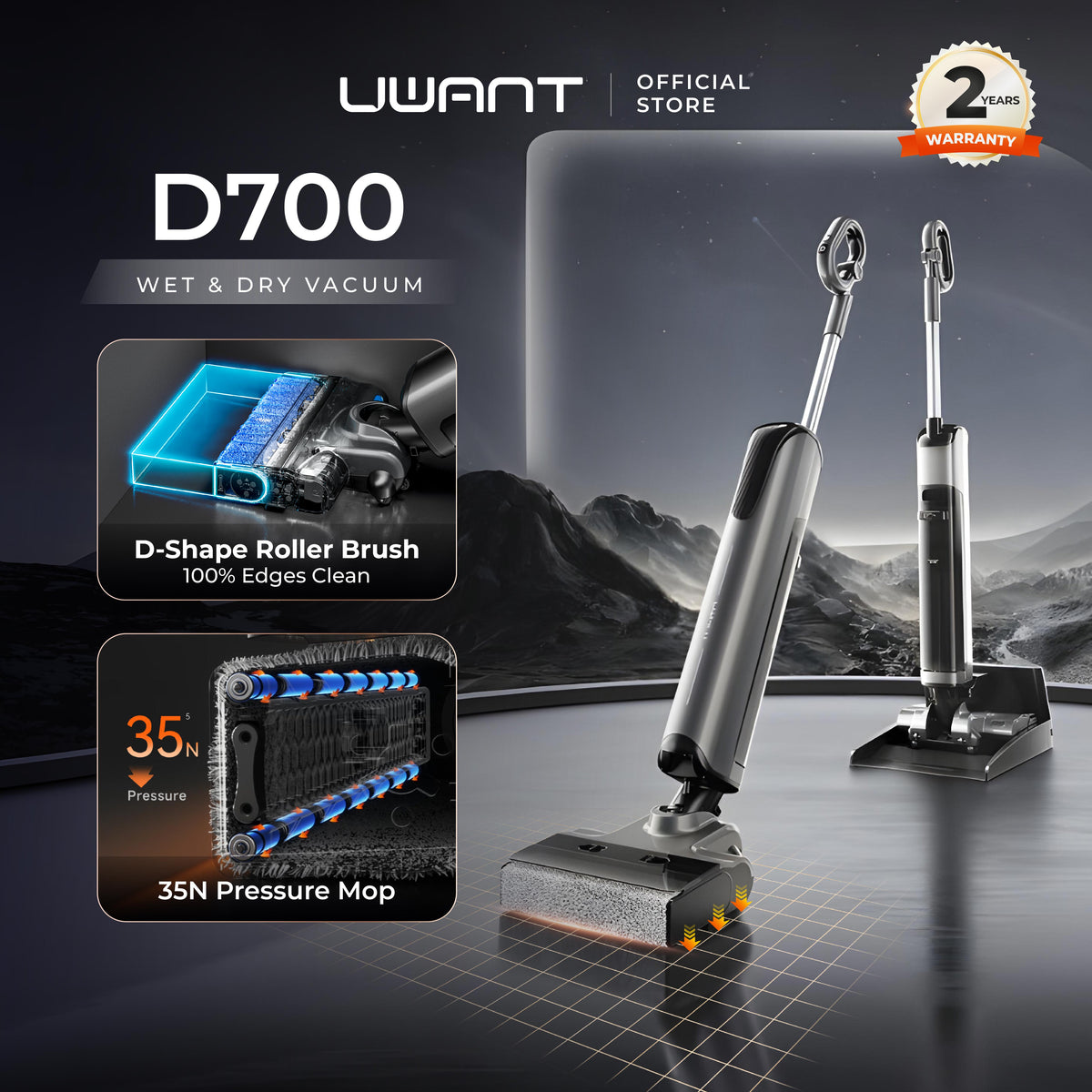 Uwant D700 Wet and Dry Vacuum Cleaner