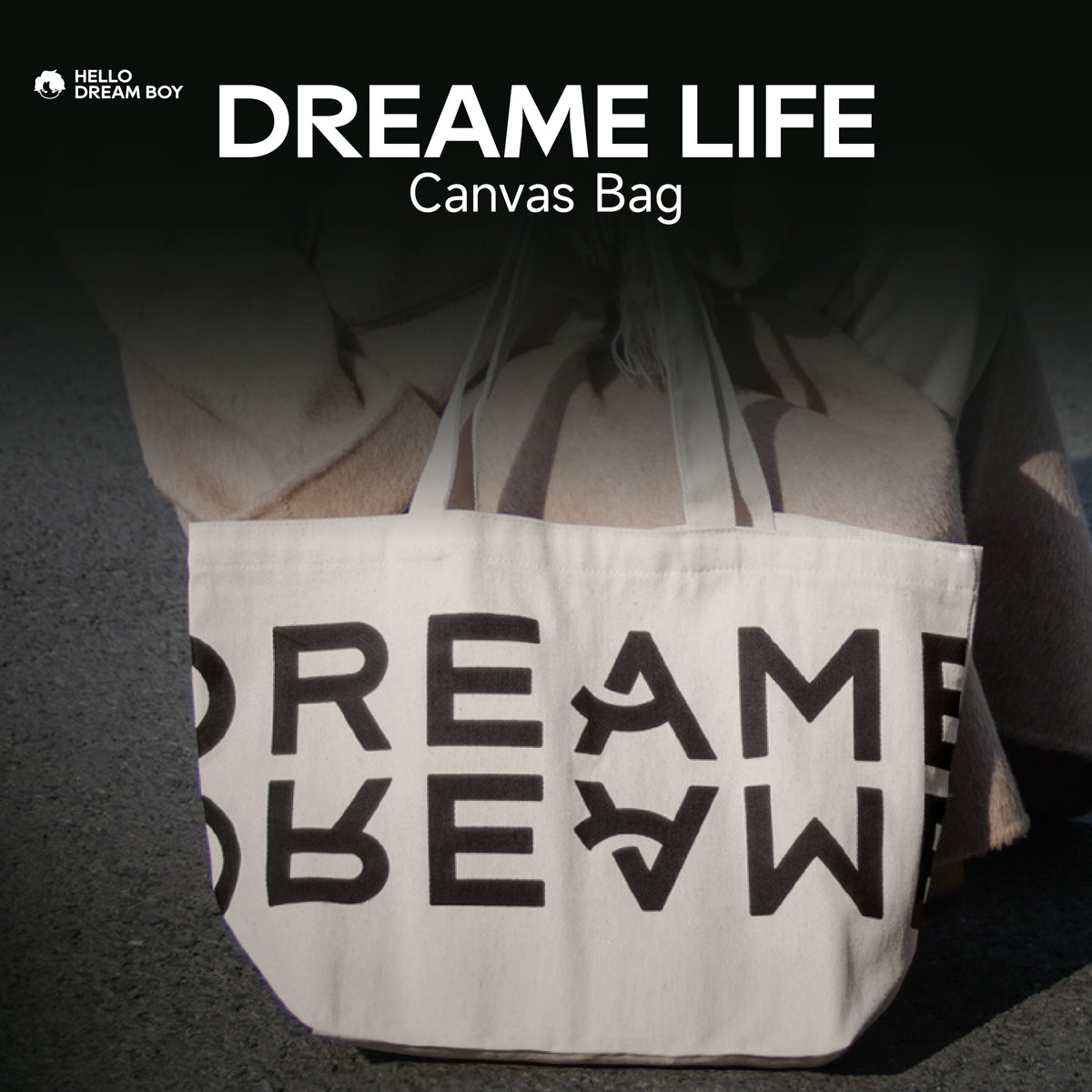 DREAME LIFE Canvas Bag | Tote Bag | Cotton Material