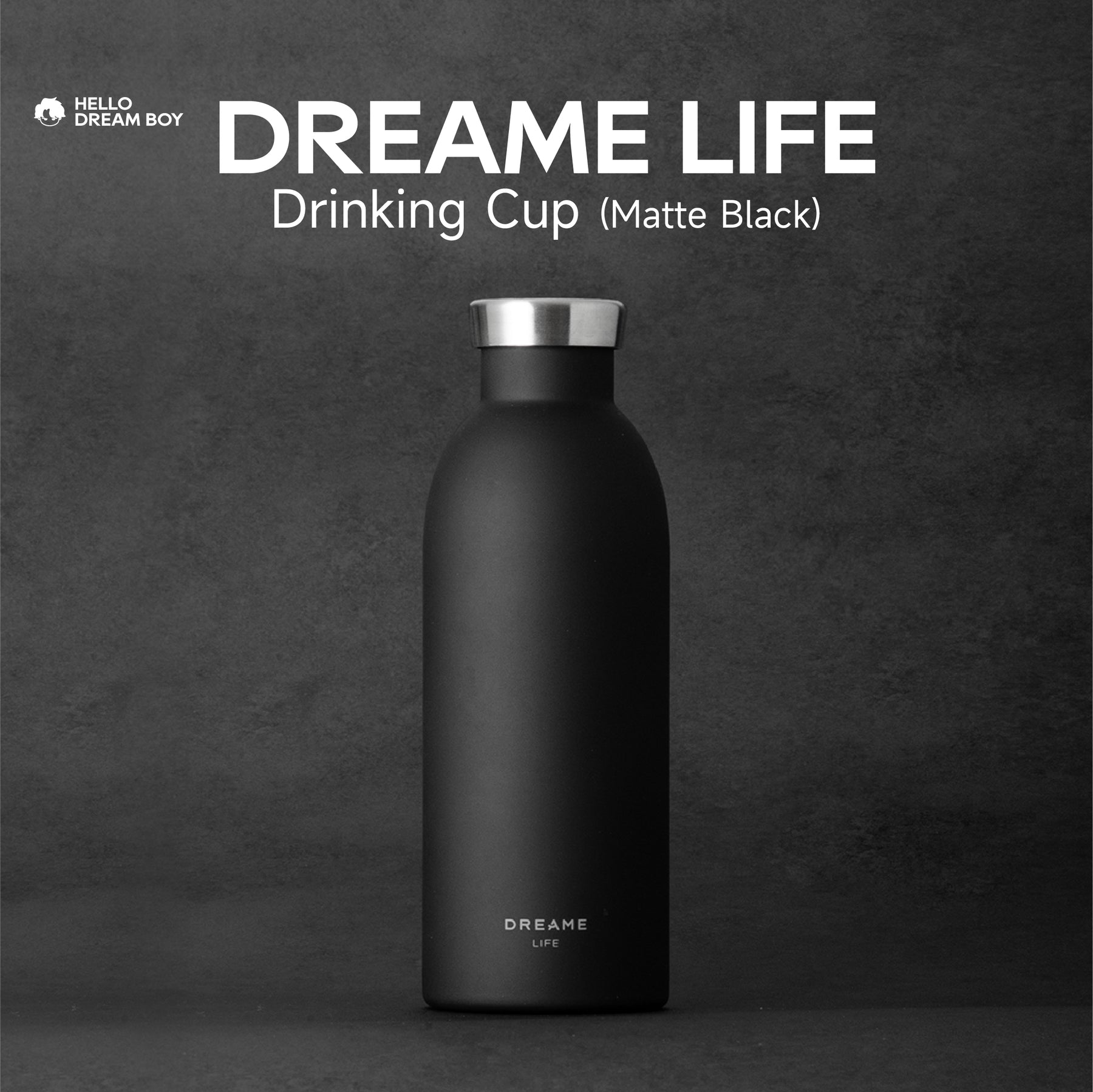 DREAME LIFE Drinking Bottle | Matte Black