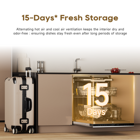 [New Launch] Dreame DZ60 Pro Fully-integrated Dishwasher | 15 Place Settings | FlexWing Spray Arm | 4-tick Water Efficiency Rating