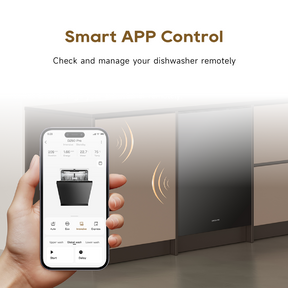 [New Launch] Dreame DZ60 Pro Fully-integrated Dishwasher | 15 Place Settings | FlexWing Spray Arm | 4-tick Water Efficiency Rating