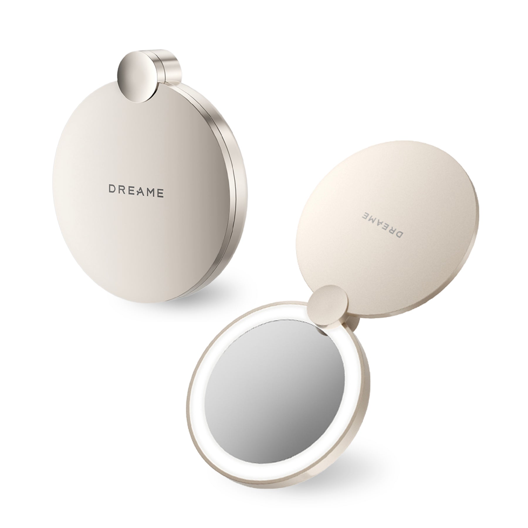 【Premium】Dreame Beauty Mirror | LED Ring Light | Restores Beauty in HD | Wireless Charging | Travel-Friendly