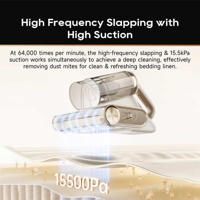 γNEWγDreame D20 Pro Dust Mite Vacuum | 55Β°C Heating | Hot Air Dehumidification | High Freq Flapping | 99.9% UV Lights
