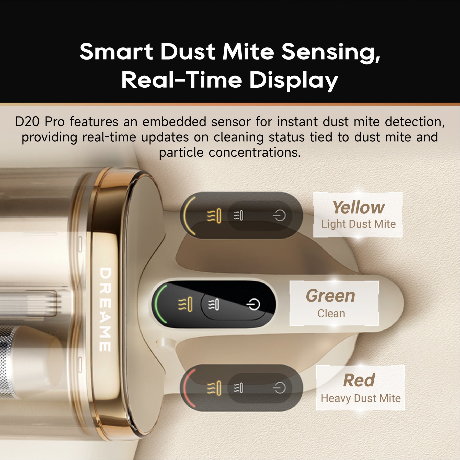Dreame D20 Pro Dust Mite Vacuum