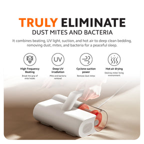 Xiaomi Dust Mite Remover 2 Vacuum Cleaner | 12kPA Suction | 50° Hot Air Drying | UV Light Sterilisation