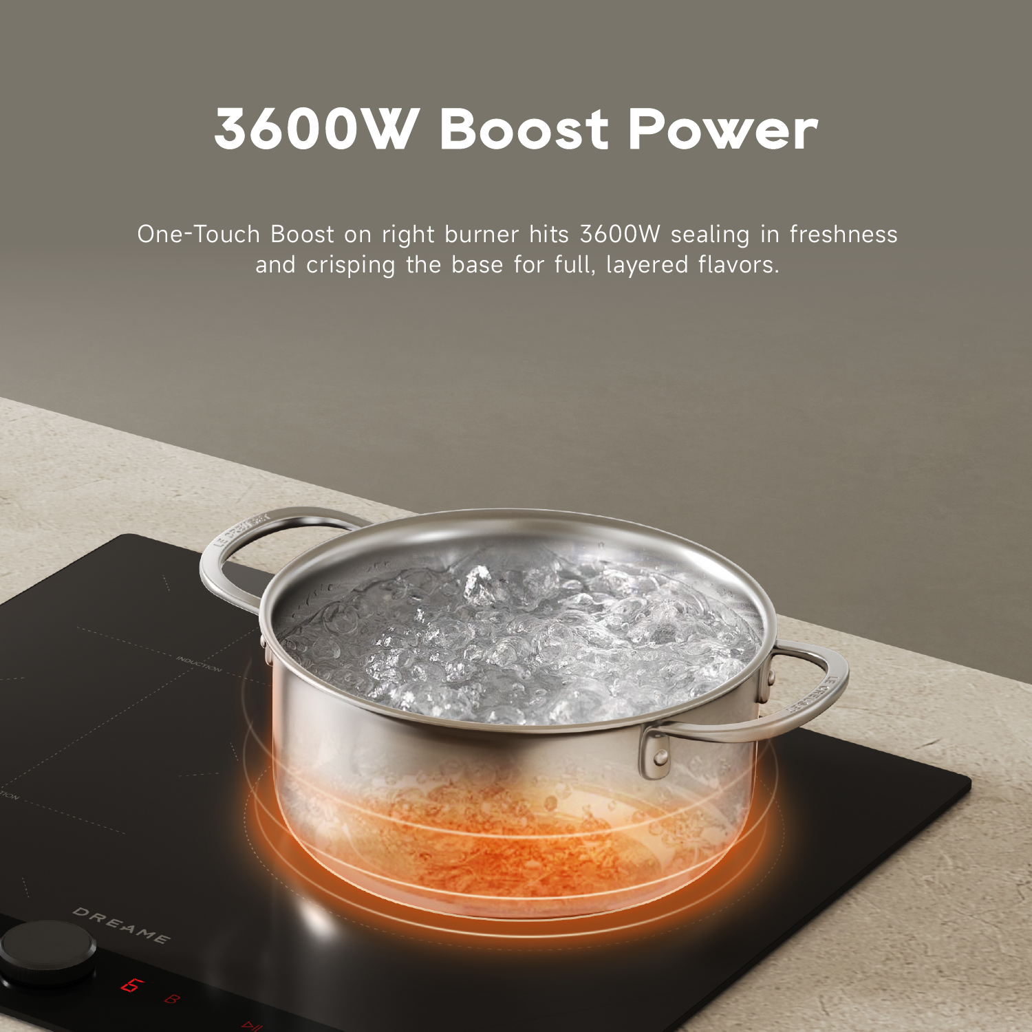 [New Launch] Dreame EZ60 FlexInduction Hob | 3600W High Power | Flexible Heating Zone Control | One-Touch Smart Cooking