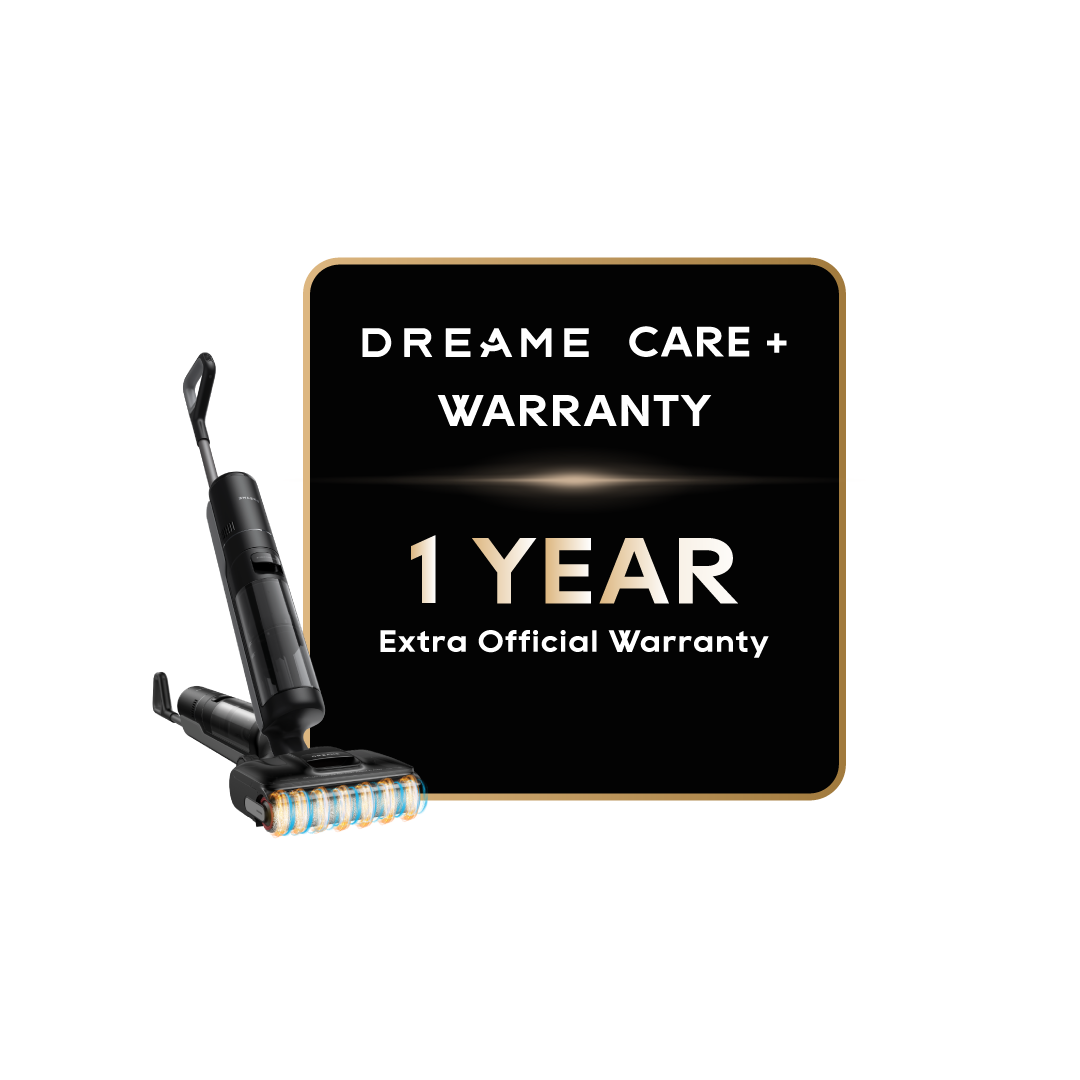 Dreame Official Extended Warranty (Wet & Dry Vacuum): 1 Year Package = Upgrade to 3 Years Warranty! (Add On Deals Only)