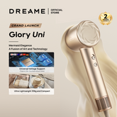 Dreame Hair Glory Uni Hair Dryer | SmartVolt™ Global Voltage Compatible | Ultra Lightweight 358g For Comfortable Use