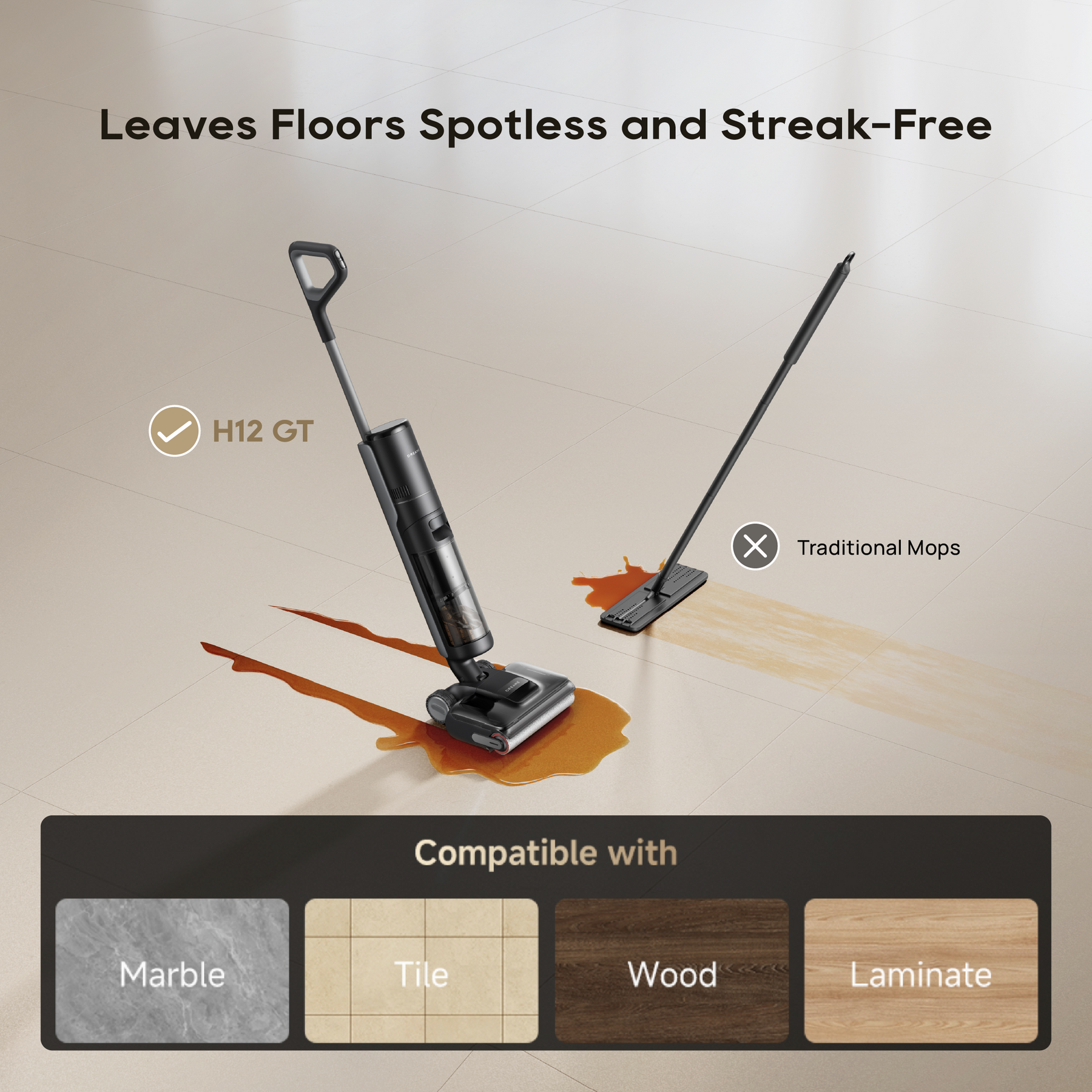 Dreame H12 GT Wet & Dry Cordless Vacuum Cleaner