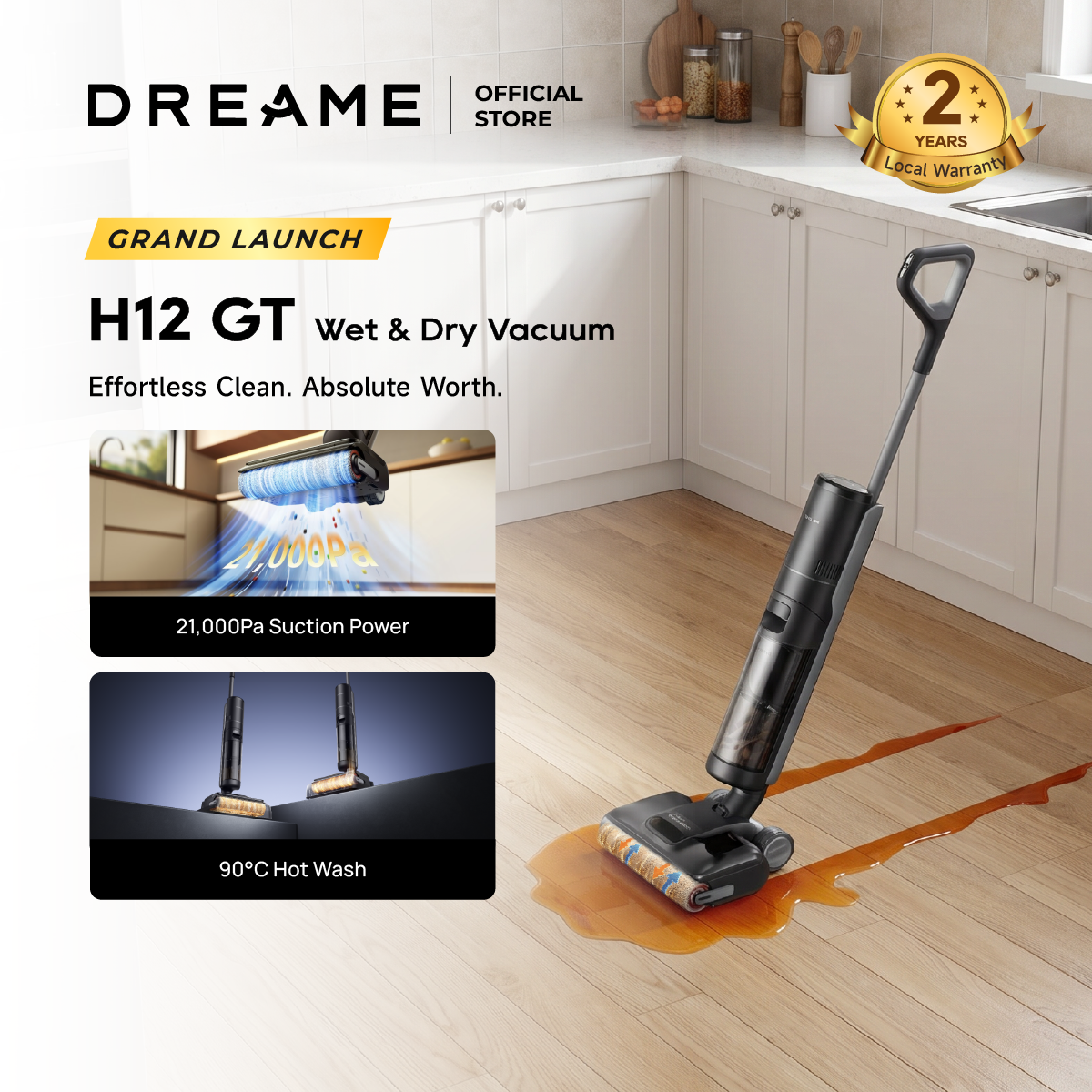 Dreame H12 GT Wet & Dry Cordless Vacuum Cleaner