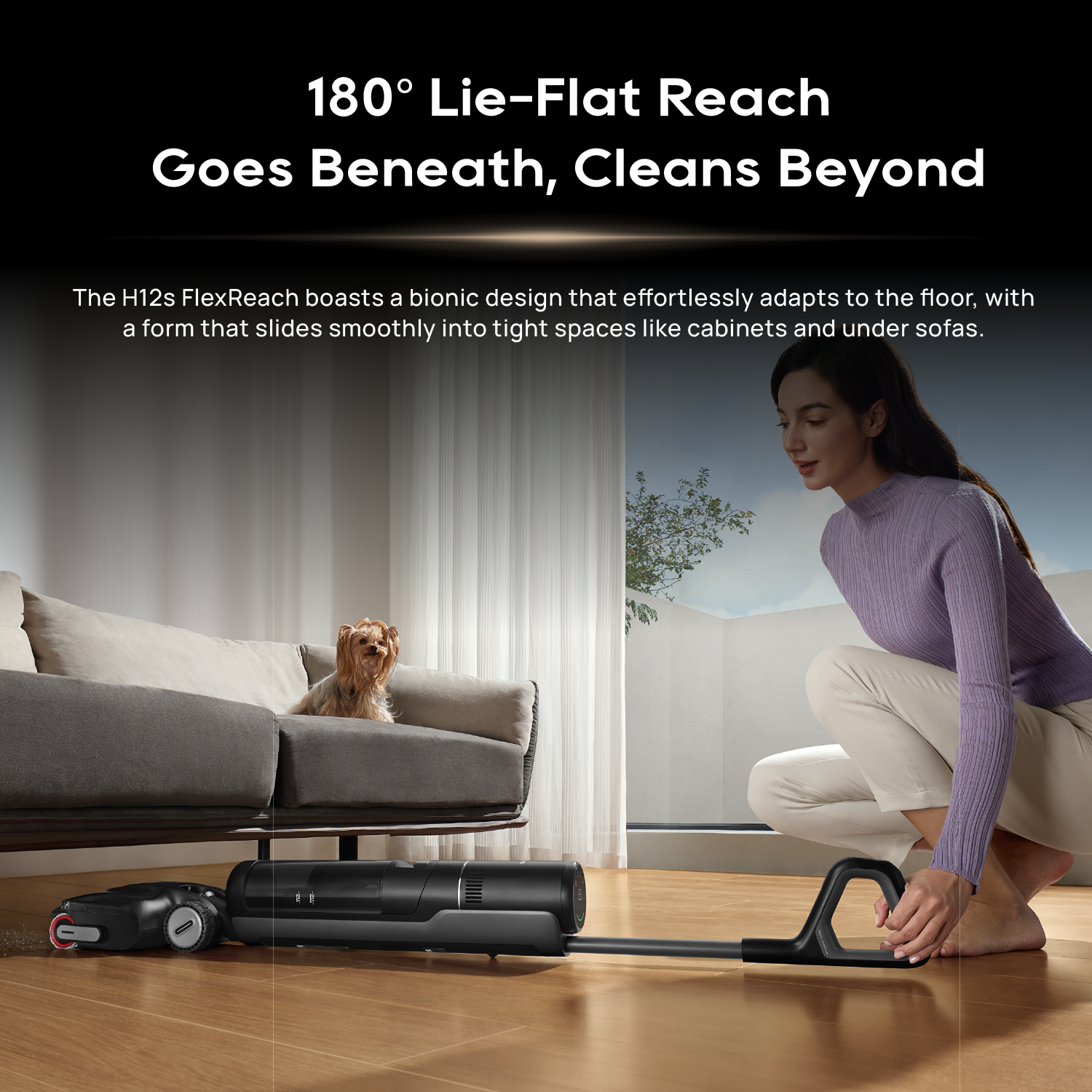【BEST VALUE】Dreame H12s FlexReach Wet & Dry Cordless Vacuum Cleaner | 100% Tangle Free | 90°C Hot Water Wash
