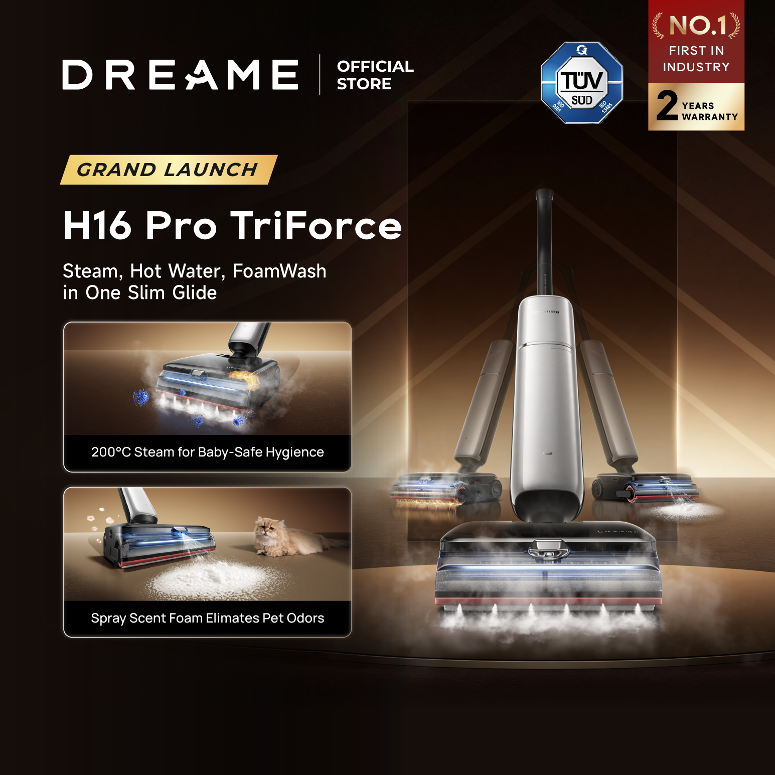 Dreame H16 Pro TriForce Wet & Dry Cordless Vacuum