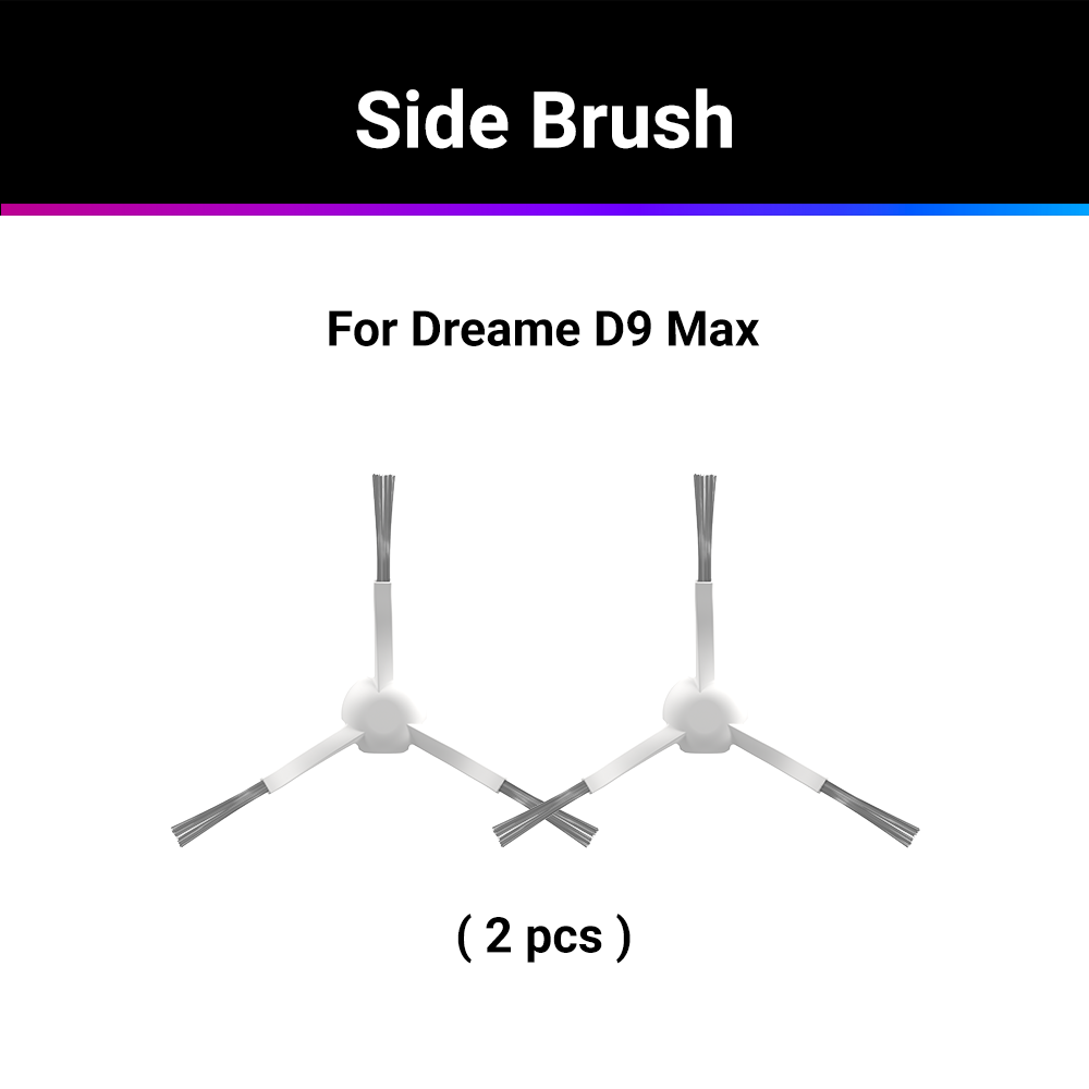 Dreame D9 Max Robot Vacuum Cleaner Accessories Main Brush Side Brush Dust Bin Filter Mop Pad Brush Cover