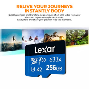 Lexar High-Performance 633x BLUE Series U3 V30 Memory Card