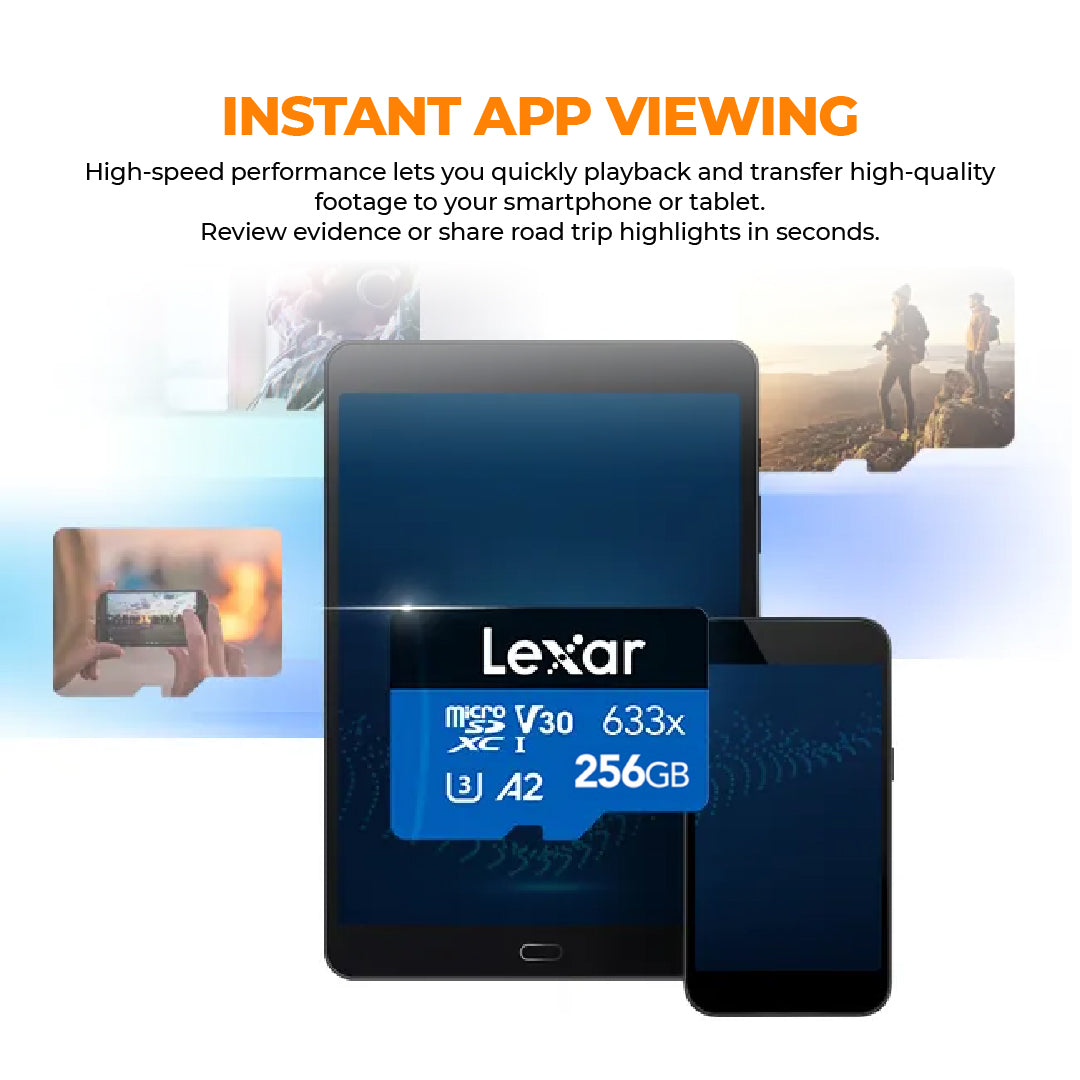 Lexar High-Performance 633x BLUE Series U3 V30 Memory Card