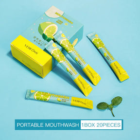 Portable Size Mouthwash 20 Pks 10 ML Lime / Orange / Watermelon / Peach