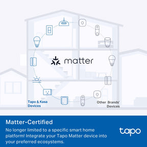 Tapo P110M Mini Smart Wi-Fi Plug with Energy Monitoring | Matter Certified | Works with Apple Home, Alexa & Google | 13A | Schedule & Auto-Off Timer