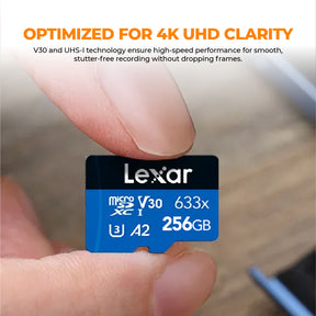 Lexar High-Performance 633x BLUE Series U3 V30 Memory Card