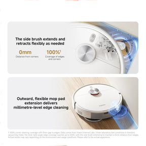 Xiaomi S40 Pro Robot Vacuum 15000 PA Suction 4 Modes Dual Rotary Mop Pad Edge Cleaning Carpet Detect