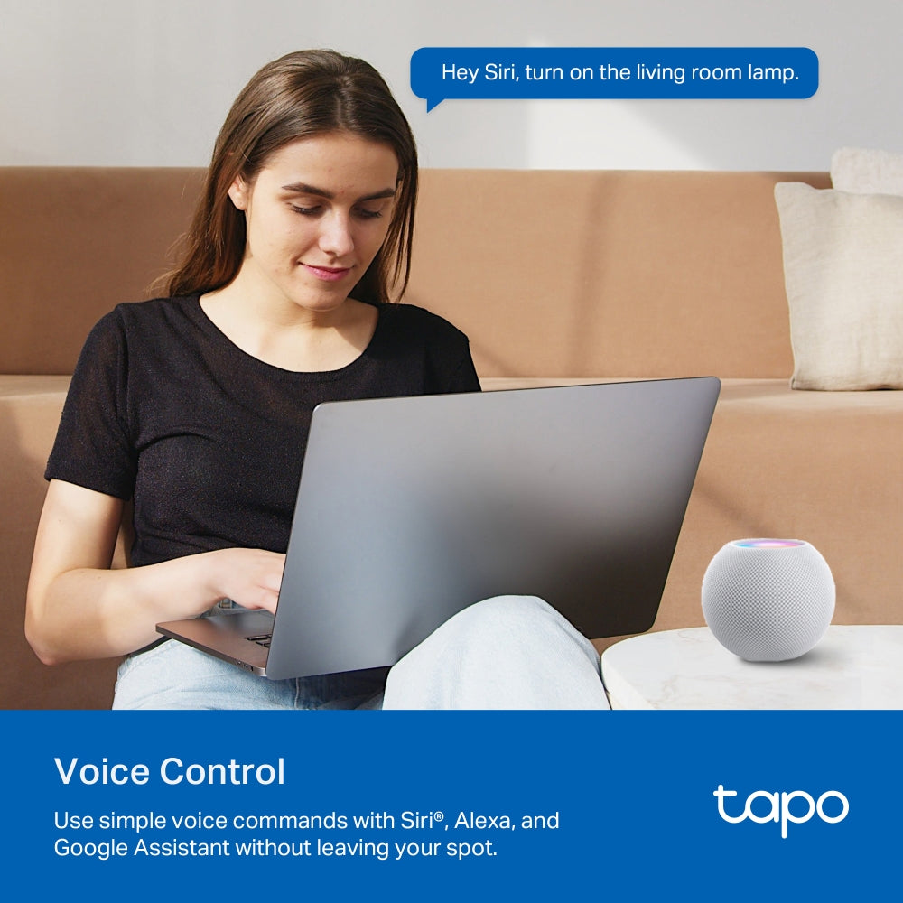 Tapo P110M Mini Smart Wi-Fi Plug with Energy Monitoring | Matter Certified | Works with Apple Home, Alexa & Google | 13A | Schedule & Auto-Off Timer