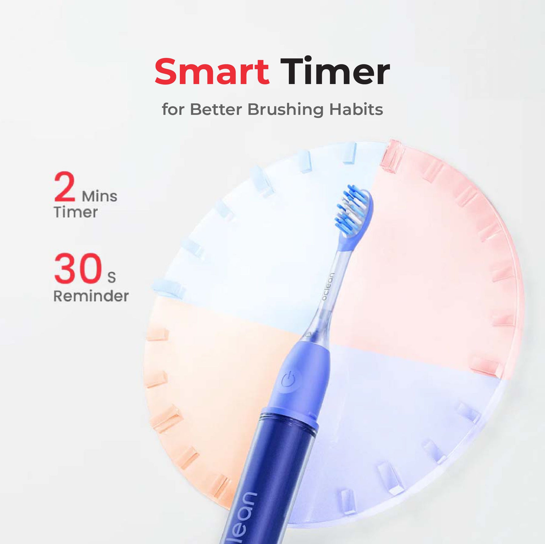 [LATEST] OCLEAN EASE Smart Electronic Sonic Toothbrush Oral Portable 2 Min Timer 120 Days Battery USB C