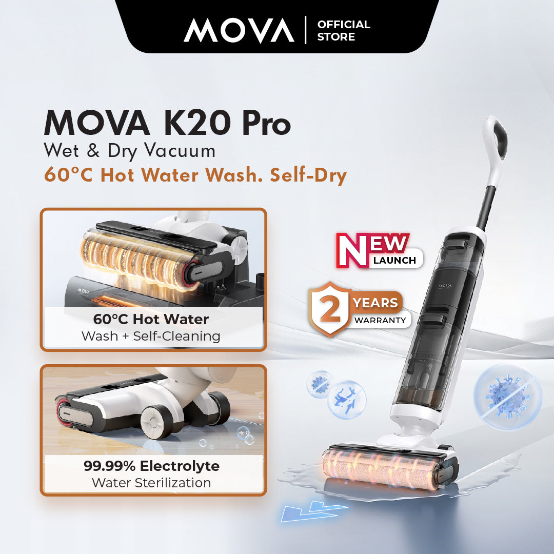 MOVA K20 Pro Wet Dry Floor Washer & Vacuum Cleaner