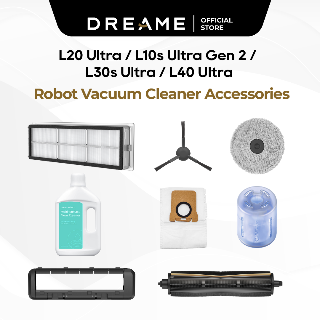 Dreame L20 Ultra / L10s Ultra Gen 2 / L30s Ultra / L40 Ultra Robot Vacuum Cleaner Accessories Main Brush Side Brush Mop