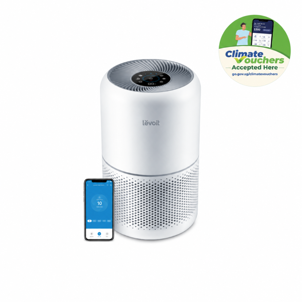 [CLIMATE VOUCHER $170 OFF] Levoit DC Air Purifier Fan Core 300S