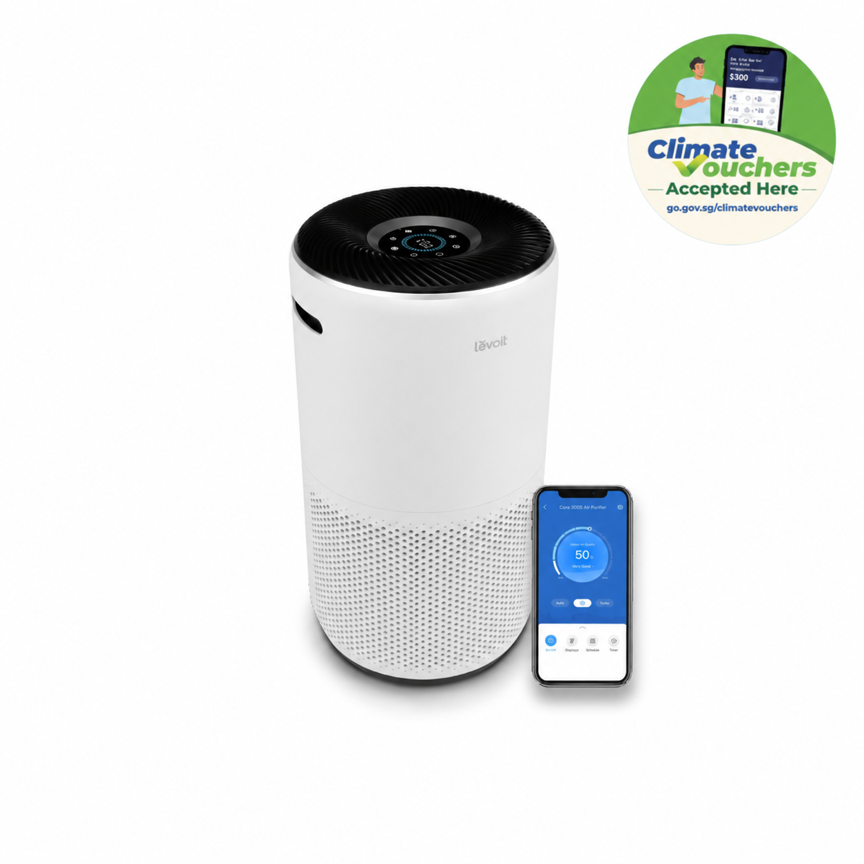 [PRE-ORDER ETA 5 OCT][CLIMATE VOUCHER $270 OFF] Levoit DC Air Purifier Fan Core 400S
