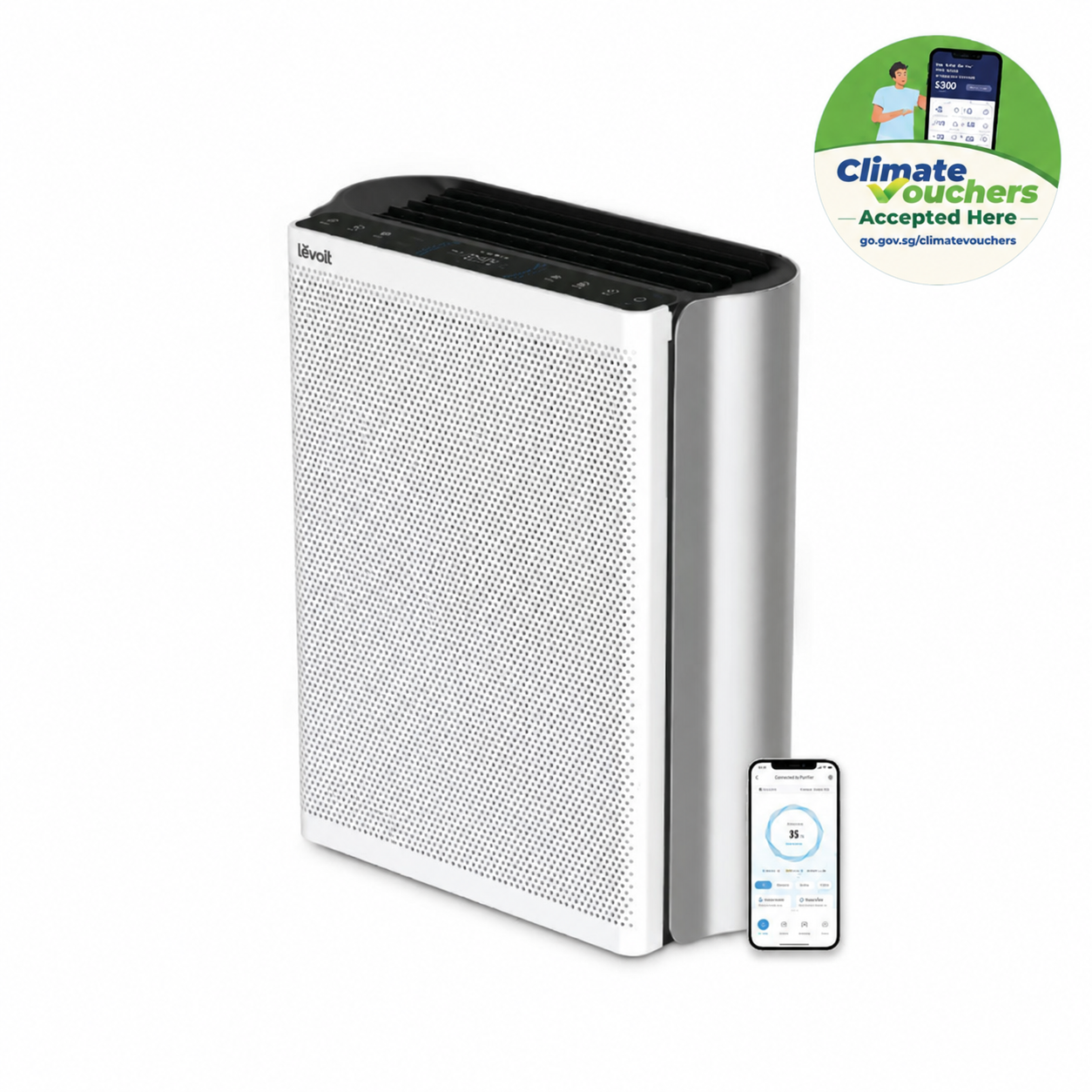 [PRE-ORDER ETA 5 OCT][CLIMATE VOUCHER $400 OFF] Levoit Everest Smart DC Air Purifier Fan
