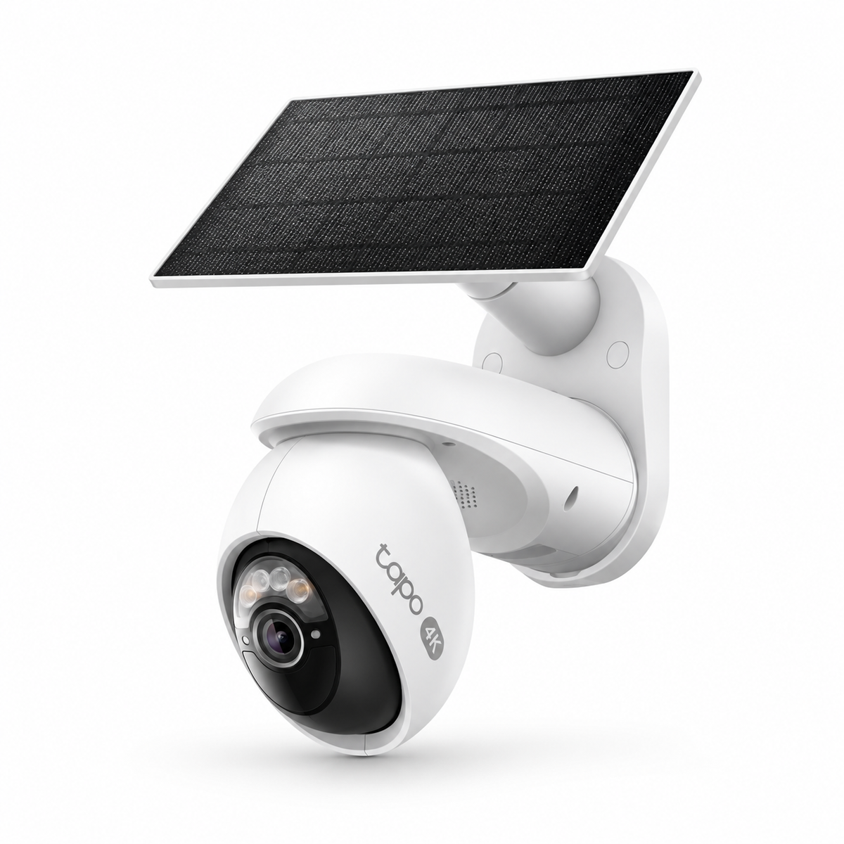Tapo C660 KIT Solar-Powered 4K Pan/Tilt Outdoor Security Camera Kit | 8MP, 360° AI Tracking, Starlight Color Night Vision, Dual-Band Wi-Fi, IP65