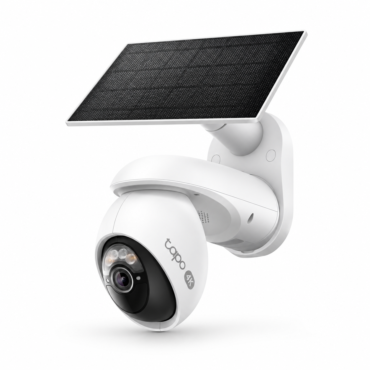 Tapo C660 KIT Solar-Powered 4K Pan/Tilt Outdoor Security Camera Kit | 8MP, 360° AI Tracking, Starlight Color Night Vision, Dual-Band Wi-Fi, IP65