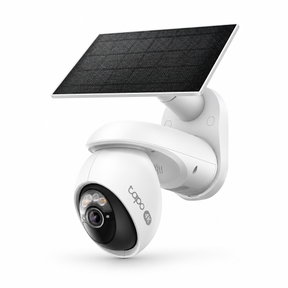 Tapo C660 KIT Solar-Powered 4K Pan/Tilt Outdoor Security Camera Kit | 8MP, 360° AI Tracking, Starlight Color Night Vision, Dual-Band Wi-Fi, IP65