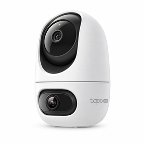 Tapo C245D Dual Lens Pan/Tilt Indoor Wi-Fi Security Camera | 2K 3MP, Smart Tracking, Wide-Angle + Telephoto