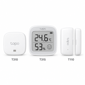 Tapo Smart Home Sensors – T110 Contact Sensor / T310 Temperature & Humidity Sensor / T315 Temperature & Humidity Monitor with E-Ink Display | Tapo Hub Required