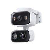Tapo TC34 2K Dual-Lens Pan/Tilt Indoor & Outdoor Security Camera | 125° Wide + 6mm Telephoto | Smart Tracking | Colour Night Vision | Free AI Detection | IP65
