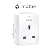 Tapo P110M Mini Smart Wi-Fi Plug with Energy Monitoring | Matter Certified | Works with Apple Home, Alexa & Google | 13A | Schedule & Auto-Off Timer
