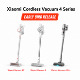 [EARLY BIRD SPECIAL PRICE] Xiaomi Mijia Cordless Stick Vacuum Cleaner 4 / 4C / 4 Pro Up to 230AW Suction | Blue Light Dust Detection |