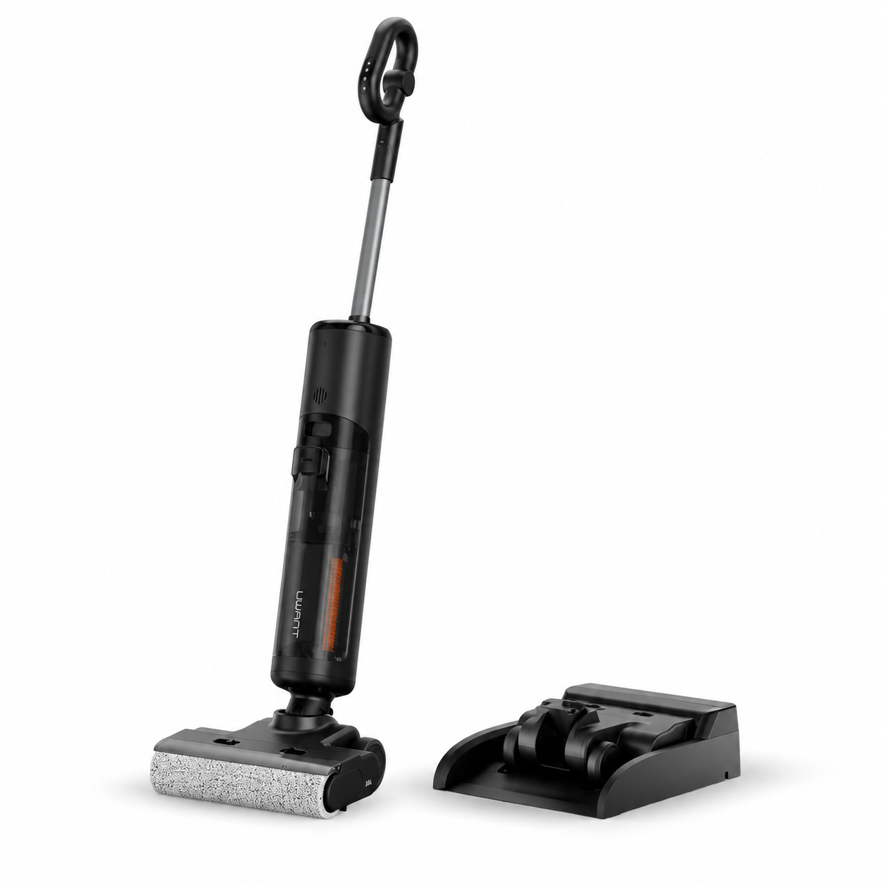 Uwant D600 Cordless Wet & Dry Vacuum Mop | 23,000Pa Suction | 180° Lay-Flat | 100°C Hot Water Self-Cleaning + Hot Air Drying | PushDock Base | 50-Min Runtime